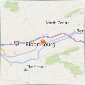 Bloomsburg University of Pennsylvania Location Map Bloomsburg University of Pennsylvania Location Map