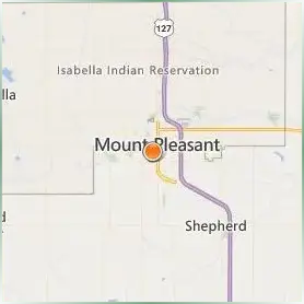 Central Michigan University Location Map Central Michigan University Location Map
