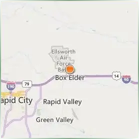 National American University Ellsworth AFB Extension Location Map National American University Ellsworth AFB Extension Location Map