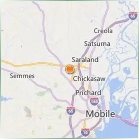 University of Mobile Location Map University of Mobile Location Map