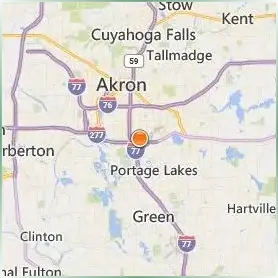 Akron Institute of Herzing University Location Map Akron Institute of Herzing University Location Map