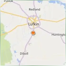 Angelina College Location Map