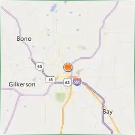 Arkansas State University Location Map Arkansas State University Location Map