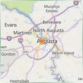 Augusta University Location Map Augusta University Location Map