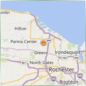 Bryant & Stratton College Greece Location Map