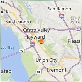 California State University East Bay Location Map California State University East Bay Location Map