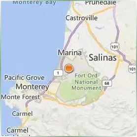 California State University Monterey Bay Location Map