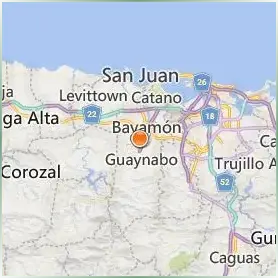 Caribbean University Bayamon Location Map Caribbean University Bayamon Location Map