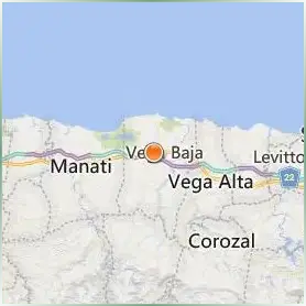 Caribbean University Vega Baja Location Map