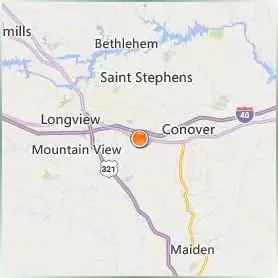 Catawba Valley Community College Location Map