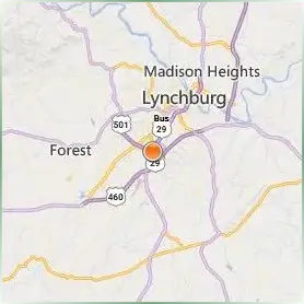 Central Virginia Community College Location Map
