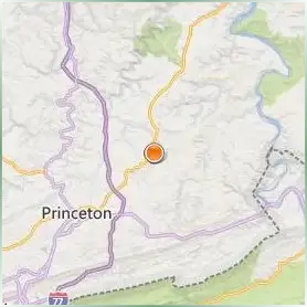 Concord University Location Map