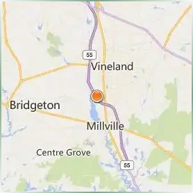 Rowan College of South Jersey Cumberland Location Map