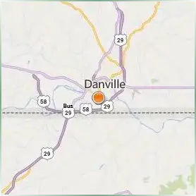 Danville Community College Location Map Danville Community College Location Map