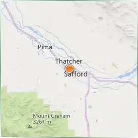 Eastern Arizona College Location Map Eastern Arizona College Location Map