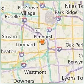 Elmhurst College Location Map Elmhurst College Location Map