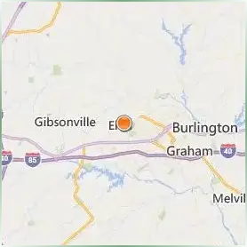 Elon University Location Map Elon University Location Map