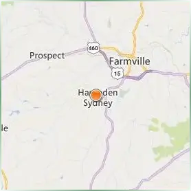 Hampden Sydney College Location Map Hampden Sydney College Location Map