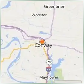 Hendrix College Location Map