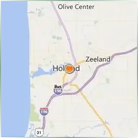 Hope College Location Map Hope College Location Map