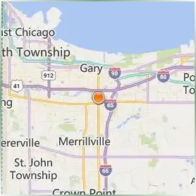 Indiana University Northwest Location Map