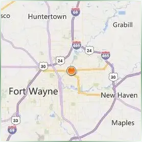 Purdue University Fort Wayne Location Map Purdue University Fort Wayne Location Map