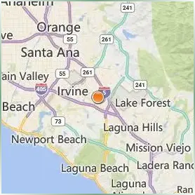 Irvine Valley College Location Map