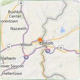 Lafayette College Location Map Lafayette College Location Map