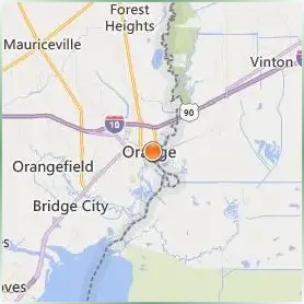 Lamar State College Orange Location Map