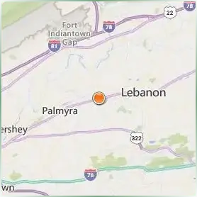 Lebanon Valley College Location Map Lebanon Valley College Location Map