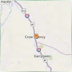 Little Big Horn College Location Map