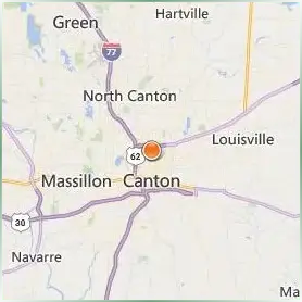 Malone University Location Map