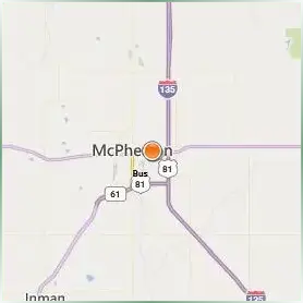 McPherson College Location Map McPherson College Location Map