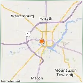 Millikin University Location Map Millikin University Location Map