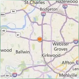 Missouri Baptist University Location Map