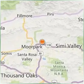 Moorpark College Location Map
