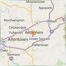 Moravian University Location Map Moravian University Location Map