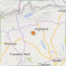 North Greenville University Location Map