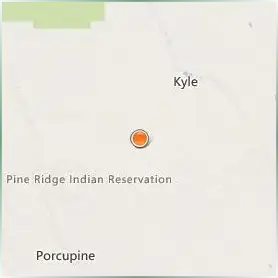Oglala Lakota College Location Map
