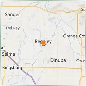 Reedley College Location Map Reedley College Location Map