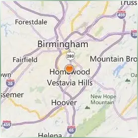 Samford University Location Map Samford University Location Map