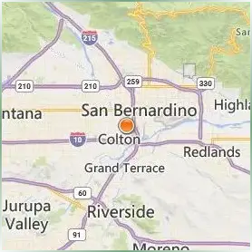 San Bernardino Valley College Location Map