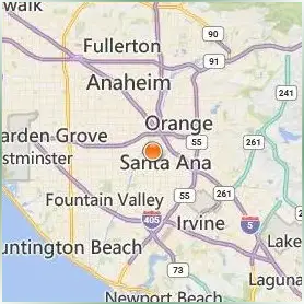 Santa Ana College Location Map Santa Ana College Location Map