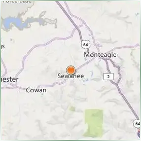 Sewanee The University of the South Location Map Sewanee The University of the South Location Map