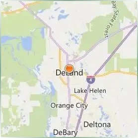 Stetson University Location Map Stetson University Location Map