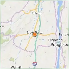 State University of New York at New Paltz Location Map State University of New York at New Paltz Location Map