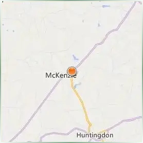 Tennessee College of Applied Technology McKenzie Location Map