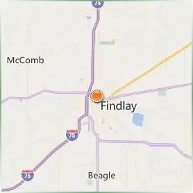 The University of Findlay Location Map The University of Findlay Location Map