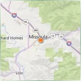 The University of Montana Location Map The University of Montana Location Map