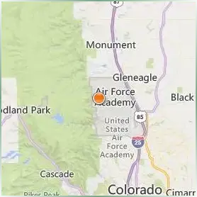 United States Air Force Academy Location Map United States Air Force Academy Location Map